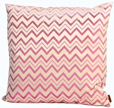 MISSONI Kissen Baumwollmischung Stickerei IRISIEREND 40x40cm NOMITE LEEKA 571 - Bild 1 von 4