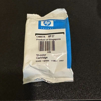 HP 57 Tri Color Ink Cartridge Genuine C6657A OEM For Deskjet OfficeJet Printer - Image 1 of 4