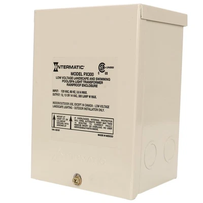 Intermatic Px300 300W Transformer For Pool Spa Lights Outdoor Garden Lighting - Image 1 of 4
