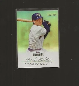 2012 TOPPS TRIBUTE PAUL MOLITOR #55 BRONZE 112/299 - Picture 1 of 1