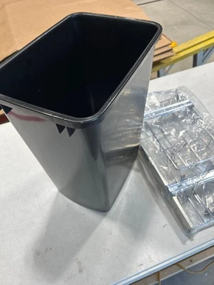 Rev-A-Shelf RV-12KD-18C Trash Can System with Basket, 35 Qt, Black - Image 1 of 2