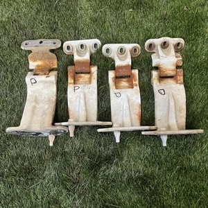 Ford Transit Custom Rear Barn Door Hinges Set Of 4 White - Picture 1 of 7