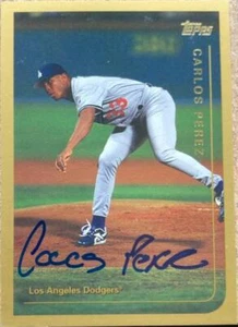 Carlos Perez Autographed 1999 Topps #394 - Picture 1 of 1