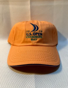 2015 US Open Chambers Bay USGA Member Orange Golf Cap Hat  - Picture 1 of 1