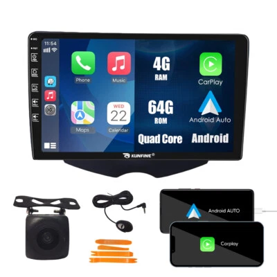 For Hyundai Veloster 11-15 Carplay Android Car Stereo Radio GPS Navi WiFi 4+64G - Image 1 of 4