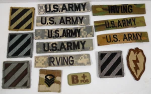 Konvolut 15 US Army Abzeichen Militär Aufnäher - Bild 1 von 9