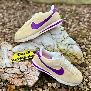 Wmns Nike Cortez VNTG Vintage Suede FJ2530-100 Coconut Milk UK6.5 UK7.5 UK11.5 - Picture 1 of 11