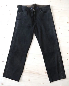 Spieth & Wensky Trachten Lederhose Größe 54 Ziegenvelour lang E777 - Bild 1 von 3