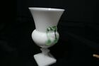 Duncan Miller Grecian Vase Square Foot White Green handles 6 5/8" T ca 1920-1970