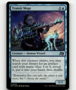 FOIL - MTG Transit Mage #70 - Aetherdrift - Picture 1 of 1