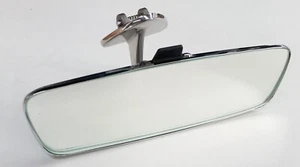 VOLKSWAGEN VW BUG BEETLE INTERIOR REAR VISION STAINLESS MIRROR SHORT ARM 46121 - Picture 1 of 2