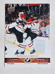 JORDAN EBERLE Canvas Moments 21-22 Upper Deck Tim Hortons Canada CM-7 - Picture 1 of 2