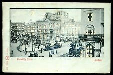ENGLAND London Postcard 1908 HTL Hold to Light Piccadilly Circus