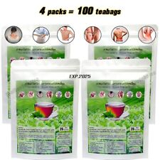 100 teabags = 4 packs Tea Natural Organic Her bal Infusion Tea Healthy