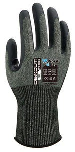 12 x Wonder Grip WG-1885 DEXCUT Nitrile Coated 18 Gauge Cut Resistant Gloves - Picture 1 of 3