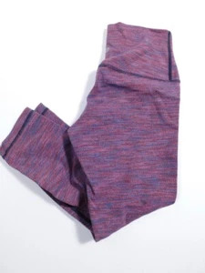 LULULEMON Mujer Purple & Pink Wunder Capri Legging Pant Sz 4 - Imagen 1 de 5