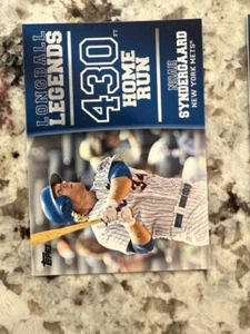 2018 TOPPS SERIES 2 TOPPS LONGBALL LEGENDS INSERT CARD NOAH SYNDERGAARD #LL-34 - Picture 1 of 1