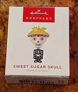 Hallmark 2022 Sweet Sugar Skull miniature Halloween Ornament 22-26 - Picture 1 of 3