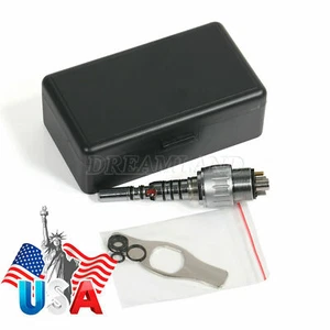 Dental 6 Hole Quick Coupler Swivel LED Bulb for Fiber Optic Handpiece YB6 YD6 - Picture 1 of 11