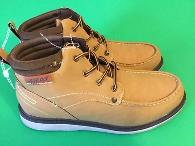 Novo Sapato Masculino’s X RAY Jeans Botas Masculinas Tamanho 11 Mostarda com Marrom - Imagem 1 de 4