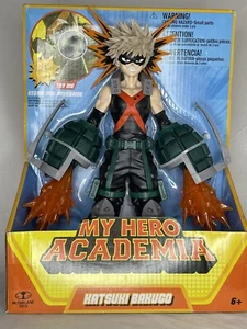 Figura de acción Katsuki Bakugo My Hero Academia 12 pulgadas nueva con etiquetas dispara llamas y sonido - Imagen 1 de 7
