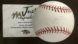 Jeremy Hermida OML Autographed Baseball - Just Memorabilia COA--CM-433 - Picture 1 of 3