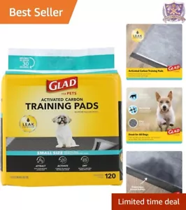 Leak-Resistant Charcoal Dog Training Pads - Ideal for Easy Clean-Up - 120 Count - Picture 1 of 9