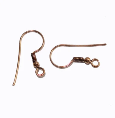 50 Pcs 21X10mm Earring Finding Antique Copper Jewelry Making 648 cn-184 - Image 1 of 3