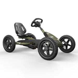 Berg Jeep Junior Kids/Children's Pedal Go Kart Ride On Toy Car Green 3-8y - Picture 1 of 3