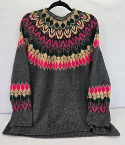 Suéter Vince Camuto Wm 2X Fair Isle Cuello Embudo Manga Larga Pullover Multicolor - Imagen 1 de 10