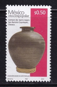 pp199 Mexico Creacion Popular MNH 2019 Sc#2488Lm Mc#4084ll Et#cp199 clay pot - Picture 1 of 1