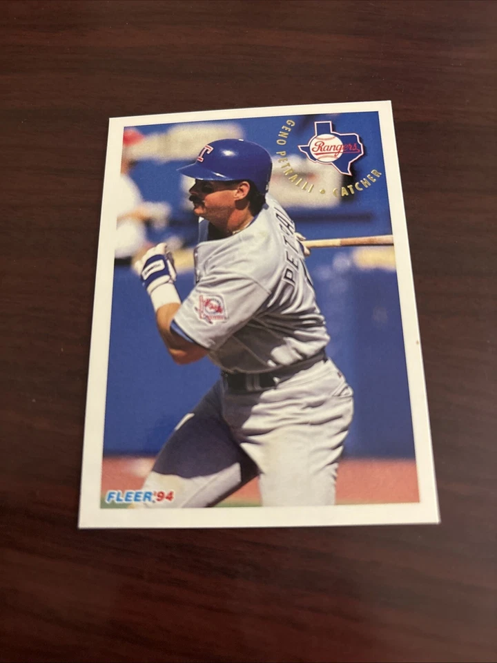 1994 Fleer #317 Geno Petralli Texas Rangers - Image 1 of 1