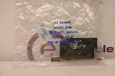ITT Cannon DA51211 Plug Shell Connector *NEW SEALED* 051211-0000 - Image 1 of 2