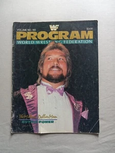 WWF WWE Program Volume 150 Million Dollar Man Hogan Ventura Hart Ron Bass Sleeve - Picture 1 of 4