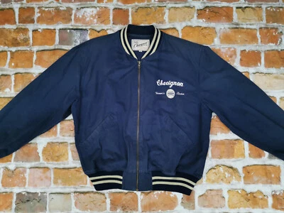 Chevignon Verano Vintage BOMBER Chaqueta Huron ´S Purdue Azul Marino Gr: L Tip - Imagen 1 de 4