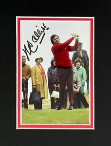 Peter Alliss Hand Signed Mounted Photo Display Golf Autograph - Picture 1 of 1