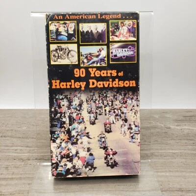 An American Legend...90 Years of Harley Davidson VHS Video Tape - Image 1 of 4