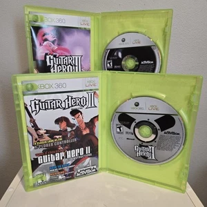 Guitar Hero II 2 & Guitar Hero III 3 Legends of Rock Microsoft Xbox 360 - Bild 1 von 9