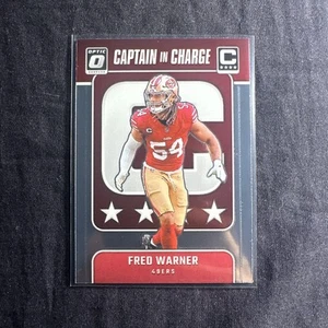 2024 Panini Donruss Optic - Captain In Charge Fred Warner #10-49ers - Picture 1 of 2