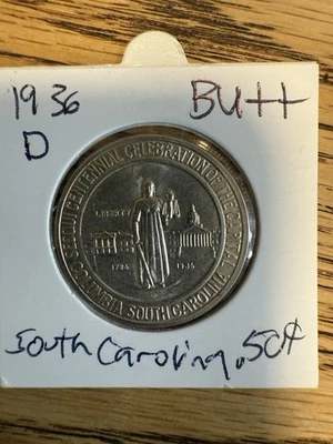 1936-D South Carolina Commemorative Half Dollar, Nice Gem BU++ - Image 1 of 4