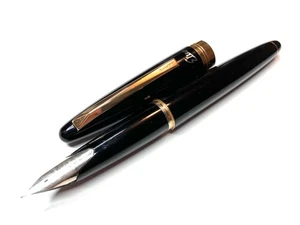 Pluma Estilográfica Pilot Custom Elite 18K-WG F Nueva en Caja H172 Barril Negro - Imagen 1 de 10