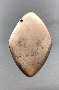 11X Copper Blanks for enameling use- LARGE FREEFORM SHAPE with hole for hanging - Picture 1 of 3