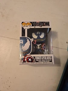 Funko Pop! 2018 Marvel Comics Venom 364 Venomized Captain America - Picture 1 of 7