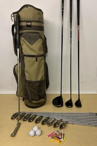 Set completo mazze da golf e trolley da uomo Howson/dunlop/principianti destrorsi - Foto 1 di 19