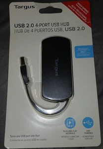 NEW Targus ACH214 4-port USB Hub - USB - External - 4 USB Ports.  - Picture 1 of 2