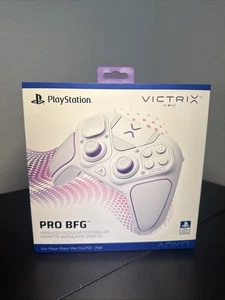 PDP Victrix Pro BFG Wireless Gaming Controller for PS5, PS4, PC, White NEW - Picture 1 of 9