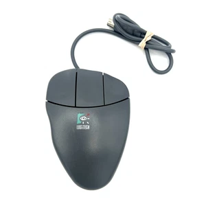Vintage Logitech M-CQ38 MouseMan Serial Trackball Wired Mouse P/N 811374-0001 - Picture 1 of 8
