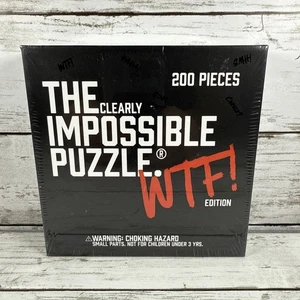 The Clearly Impossible 200 Piezas Puzzle Edición WTF Juego para Adultos Sellado de Fábrica - Imagen 1 de 9