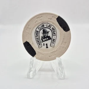 Horseshoe Club Binion's Las Vegas Nevada 1989 $1 Casino Chip N1779 *Circulated  - Picture 1 of 3