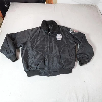 Tact Squad Jacket Mens Large Security Officer US Security Associates Patch - Image 1 of 4